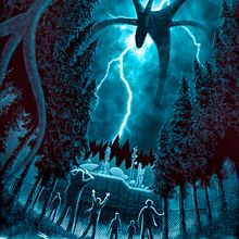 Stranger Things Poster. Een project van  Concept art,  Tekening, Posterontwerp, Traditionele illustratie y Digitale illustratie van Jose Real Lopez - 02.10.2019