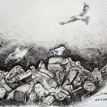 InktoberDomestika. Un projet de Dessin, Dessin artistique et Illustration traditionnelle de Jiram Gómez - 02.10.2019