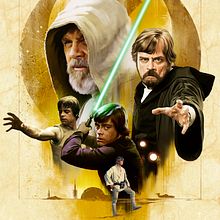 Star Wars, Luke Skywalker. Un proyecto de Bellas Artes, Cine, Concept Art, Creatividad, Diseño de carteles, Ilustración tradicional e Ilustración digital de Carlos Gollán - 03.10.2019