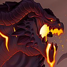 LAVA DRAGON!. Un proyecto de Bellas Artes, Concept Art, Creatividad, Dibujo, Diseño de juegos, Diseño de personajes, Ilustración tradicional, Ilustración digital y Videojuegos de Adrià Bernabeu Cañabate - 04.10.2019