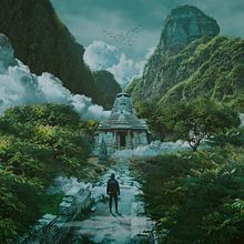 El templo de piedra. Concept Art e Ilustração digital projeto de Fernando Ramírez León - 05.10.2019