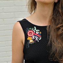 Mi Proyecto del curso: Técnicas avanzadas de bordado: puntadas y composiciones con volumen. Arts, Crafts, Embroider, Sewing, and Creativit project by Alicia - 10.06.2019