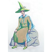 My project in Introduction to Illustration of Characters with Gouache and India Ink course. Projekt z dziedziny Projektowanie postaci, Trad, c i jna ilustracja użytkownika bonaramis_art - 06.10.2019