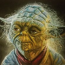 Yoda. Un proyecto de Ilustración tradicional de Jon Ander Corres Ruiz De Larrinaga - 07.10.2019