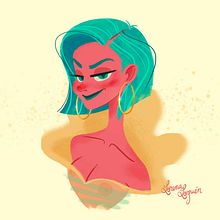 Draw this in yous style 2018. Un projet de Conception de personnages, Illustration numérique , et Réseaux sociaux de Lorena Loguén - 21.07.2018