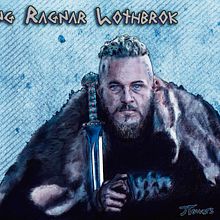 KING RAGNAR. Digital Illustration project by Jose Torres - 10.07.2019