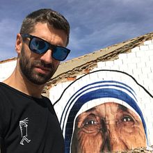 Madre Santa Teresa. Street Art, and Fine Arts project by Francisco José Jiménez Campoy - 10.07.2019