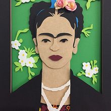 **FRIDA** Ein Projekt aus dem Bereich 3D, Design von Figuren, Handwerk und Kartonmodellbau von Laura Abad - 07.10.2019
