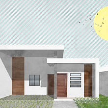 Casa 110m2. Architecture project by Fernanda Polanco - 10.07.2019