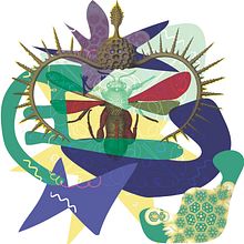 Proyecto Personal- Sacred bug. Collage, Design, Graphic Design, and Digital Illustration project by apsaras_david - 10.07.2019