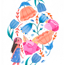Concepto: Las cuatro estaciones.. Un proyecto de Ilustración tradicional e Ilustración infantil de Eva Rodríguez - 08.10.2019
