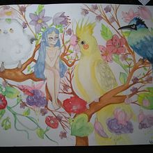 Mi Proyecto del curso: Animalario botánico: acuarela, tinta y grafito. Fine Arts, Drawing, and Artistic Drawing project by Enya Yineva Solís Morfín - 10.13.2019