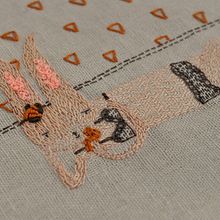 Revista Ohlalá. Embroider, and Traditional illustration project by Adriana Torres - 11.01.2011