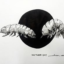 InktoberDomestika. Un projet de Dessin, Dessin artistique et Illustration traditionnelle de Jiram Gómez - 08.10.2019