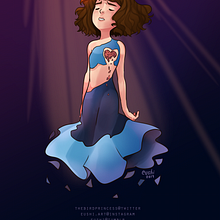 Dark Place. Een project van Digitale illustratie van Eugenia Chávez - 09.07.2019