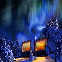 Renders Arctic tree hotel. 3D, Architecture, and Digital Architecture project by Suav - 03.01.2019