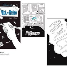 Cómic "Diario de una Vide de Mierda". Comic, Traditional illustration, and Digital Illustration project by Sara Jotabé - 03.09.2017