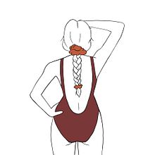 Summer girls . Ilustrație tradițională de Patricia Velasco - 08.07.2019