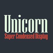 Unicorn — Display Font. Br, ing e Identidade, Design gráfico, e Tipografia projeto de David Matos - 08.10.2019