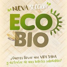 Newsletter para sección Eco-bio . Design grafic de Ainhoa Sánchez Sierra - 10.09.2019