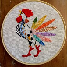 Mi Proyecto del curso: Técnicas de bordado: ilustrando con hilo y aguja. Embroider project by Cilza Bignotto - 10.11.2019