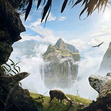 El origen de la leyenda. Un progetto di Arte concettuale, Illustrazione tradizionale e Ritocco fotografico di Jonathan Chafloque - 11.10.2019