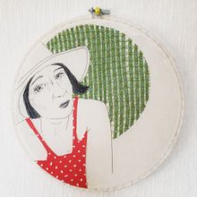 Mi Proyecto del curso: Creación de retratos bordados. Projekt z dziedziny  Haft użytkownika Marina Ramoneda - 12.10.2019