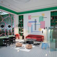 Interiorismo y decoración  Ein Projekt aus dem Bereich 3D, Architektur, Innenarchitektur, Kreativität, Dekoration von Innenräumen, Kunstleitung, Design, Innendesign, Möbeldesign und - bau und 3-D-Modellierung von Ana de Santos Díaz - 05.10.2019