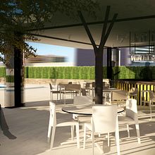 INFOGRAFIA PROYECTO REMODELACIÓN HOTEL. 3D, Architecture, Design, Infographics, and 3D Modeling project by Antonio González Cortés - 10.12.2019