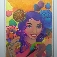 Mi Proyecto del curso: Ilustración con pintura y técnica mixta. Projekt z dziedziny  Malarstwo użytkownika Victor R. Suarez - 13.10.2019
