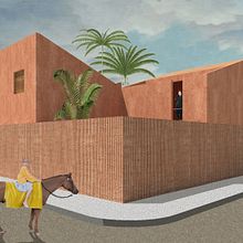 My project in Graphic Representation of Architectural Projects course. Architecture, and Collage project by Ines - 10.15.2019