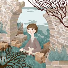 AUCA DE L'EMILI TEIXIDOR. Traditional illustration, and Digital Illustration project by Ana Beatriz Reina Rojas - 04.04.2017