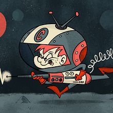 203WGH Ultra Power Laser. Digital Illustration, Character Design, Traditional illustration, and Children's Illustration project by Ed Vill - 10.15.2019