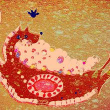 How Cat and Dog Washed the Floor. Children's Illustration, and Traditional illustration project by Lucia Šukolová - 10.15.2019