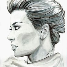 Carmen Electra . Portrait Drawing, Artistic Drawing & Ink Illustration project by Alvaro Javier Abad Sanz - 10.16.2019