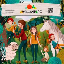 ANIGAMIPARC para toda la família. Graphic Design, Traditional illustration, and Digital Illustration project by Ana Beatriz Reina Rojas - 08.10.2019