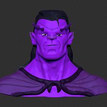 Goliarth, Mi Proyecto del curso: Modelado de personajes en 3D. Un progetto di 3D e Scultura di Peri Arte Caso - 17.10.2019