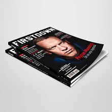 FirstDown Magazine. Un proyecto de Diseño y Diseño editorial de Jesús Valle - 17.06.2016
