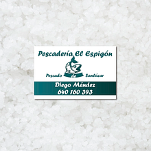 Tarjeta de visita “Pescadería el Espigón”. Br, ing, Identit, Drawing, Design, Graphic Design, and Advertising project by Celia Macías - 10.17.2019