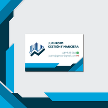 Tarjeta de visita “Juan Rojo Gestión Financiera”. Br, ing, Identit, Design, Logo Design, Graphic Design, and Advertising project by Celia Macías - 10.17.2019
