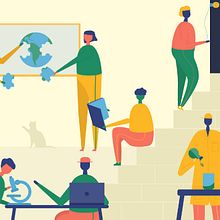 Knowmad Institut/ Institutional Video Ein Projekt aus dem Bereich 2-D-Animation, Design von Figuren und Tongestaltung von ToTheMoon - 18.10.2019