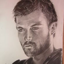 Mi Proyecto del curso: Retrato realista con lápiz de grafito, Dr. House. Projekt z dziedziny R, sunek realist i czn użytkownika Paula Marco - 05.11.2019