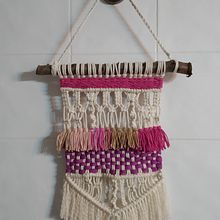 Tapiz decorativo macramé. Arts, and Crafts project by Esther Amorós - 10.19.2019