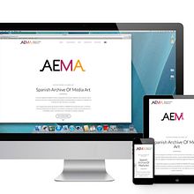 Diseño y creación web Archivo Español de Media Art. I+D+I, AEMA-SAOMA. Un proyecto de Creatividad, CSS, Desarrollo Web, Diseño de la información, Diseño gráfico, Diseño Web, Gestión del diseño, HTML, Retoque fotográfico, UX / UI y Diseño de PATRICIA ARAGÓN MARTÍN - 01.09.2019
