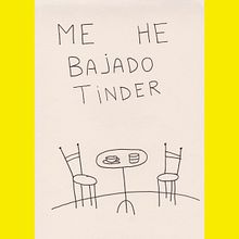 Me he bajado tinder. Fine Arts, Comic, Drawing, Editorial Design, and Traditional illustration project by Ainhoa GoGreen - 05.22.2019