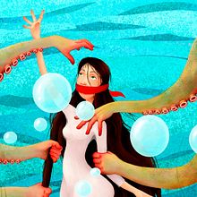 NO ES NO. Traditional illustration project by Ana Beatriz Reina Rojas - 04.22.2017
