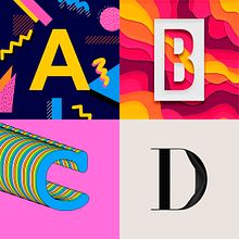 Abecedario. Design gráfico, Tipografia, Design, Design digital, e Lettering digital projeto de Alvaro Santamaría Muñoz - 22.10.2019