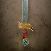 Espada elfica. Un proyecto de Concept Art de Magali Saucedo - 28.05.2017