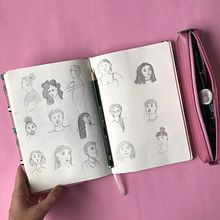 Meu projeto do curso: Desenho para principiantes nível -1. Drawing project by Carolina Santiago - 10.23.2019