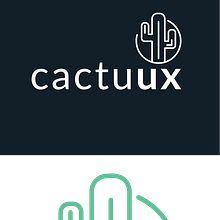 Branding logo Cactuux. Design de logotipo projeto de Juan Cano - 23.05.2019
